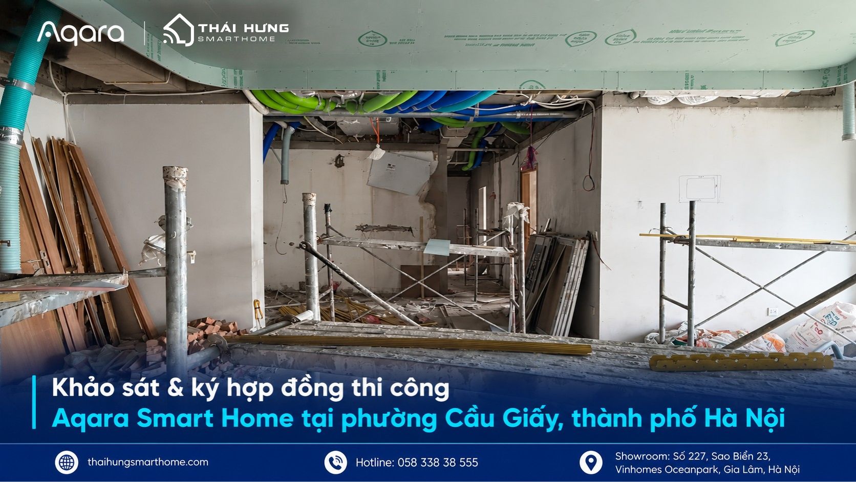 Ký hợp đồng thi công Aqara Smart Home tại Cầu Giấy, Hà Nội