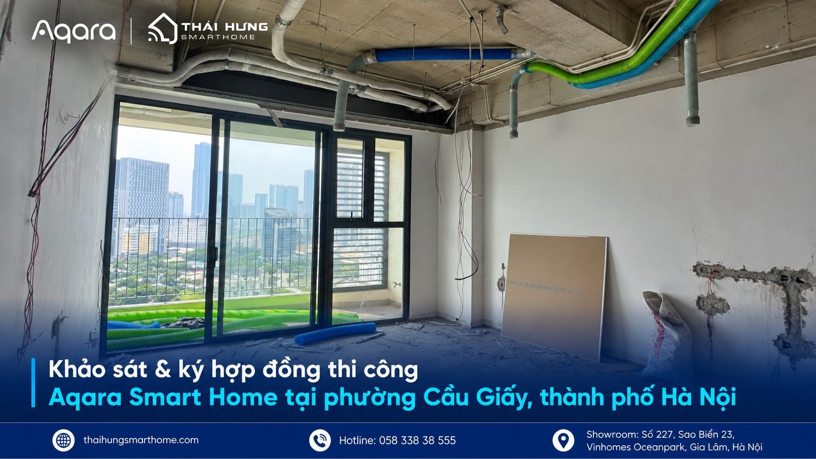 Ký hợp đồng thi công Aqara Smart Home tại Cầu Giấy, Hà Nội
