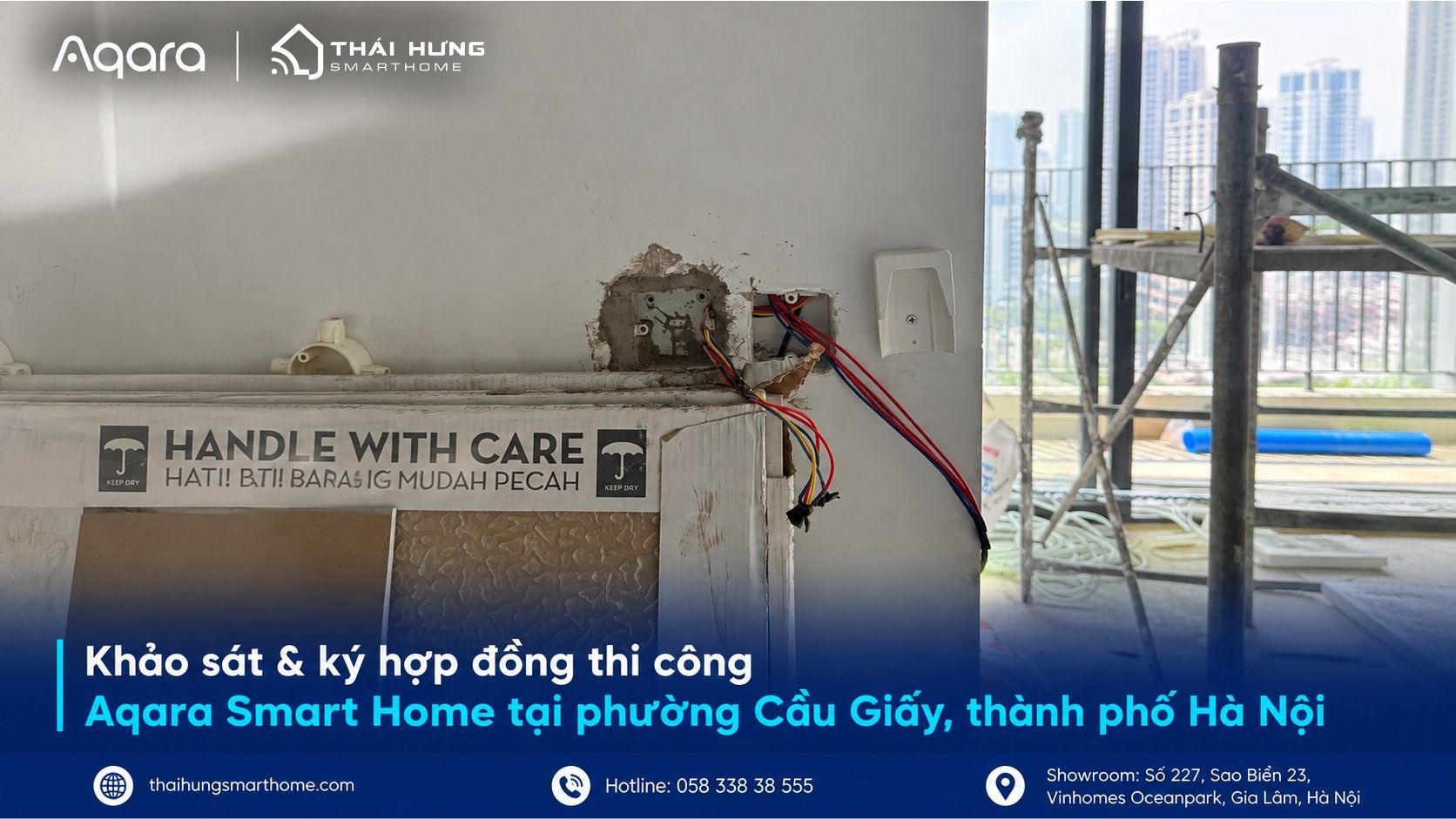 Ký hợp đồng thi công Aqara Smart Home tại Cầu Giấy, Hà Nội