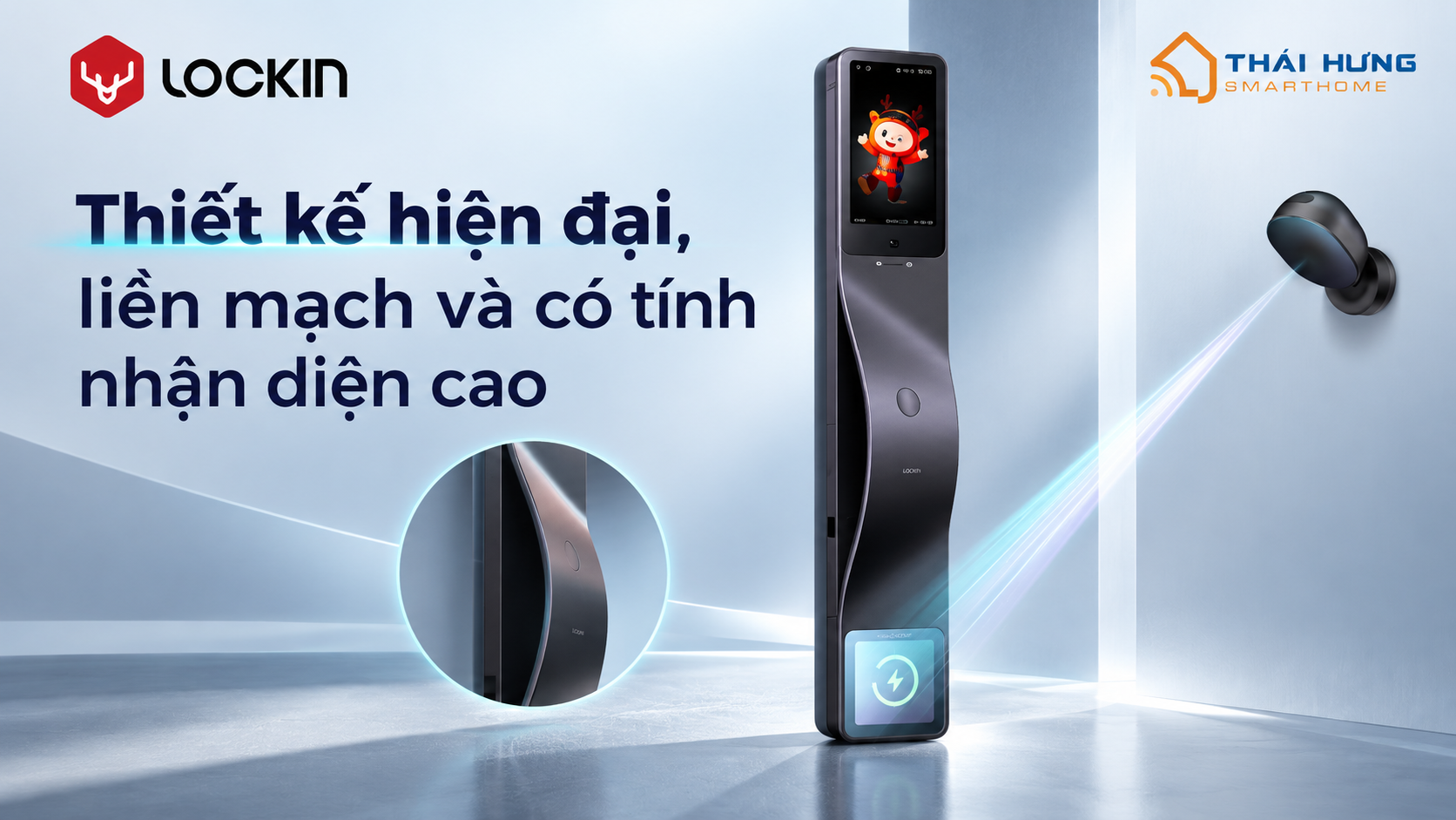 Lockin V7 Max với thiết kế hiện đại