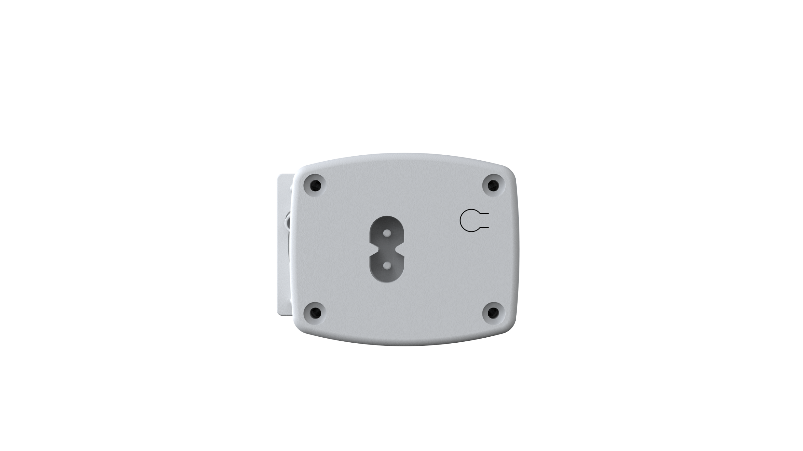 Cổng nguồn hình số 8 ở đáy động cơ rèm Aqara C100
