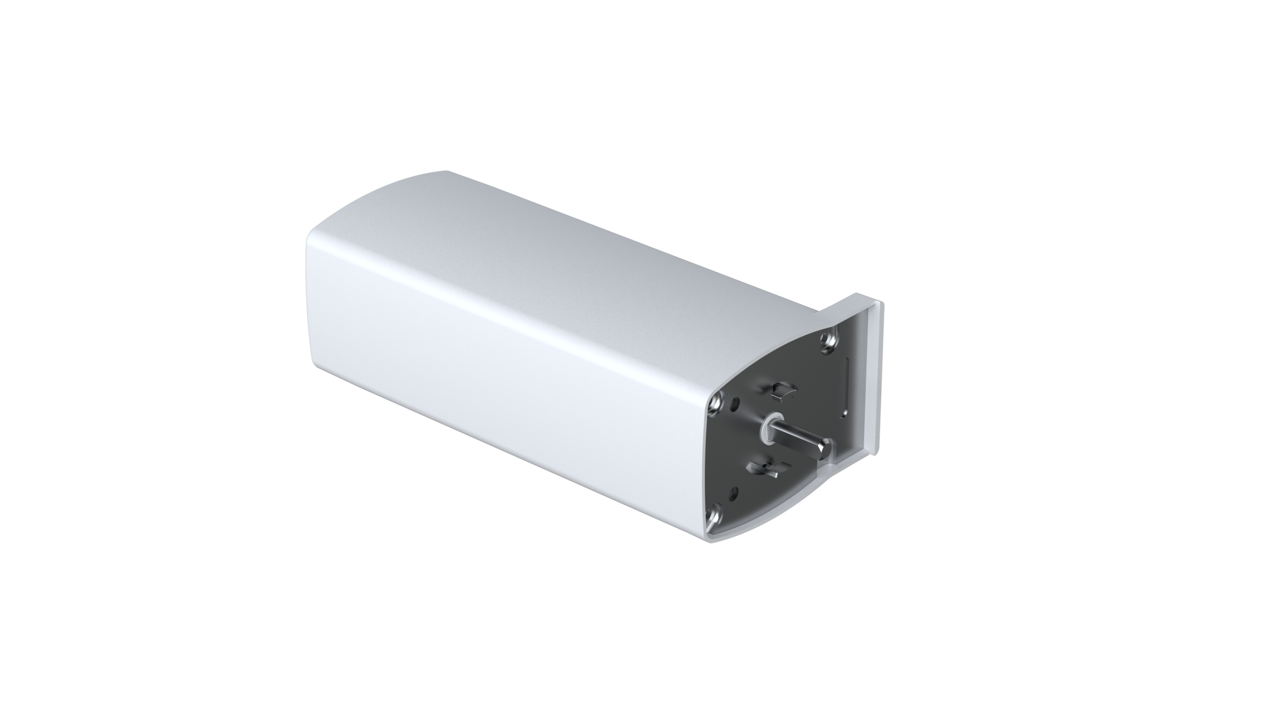 Đầu trục truyền động và cơ cấu lắp ray của động cơ rèm Aqara C100