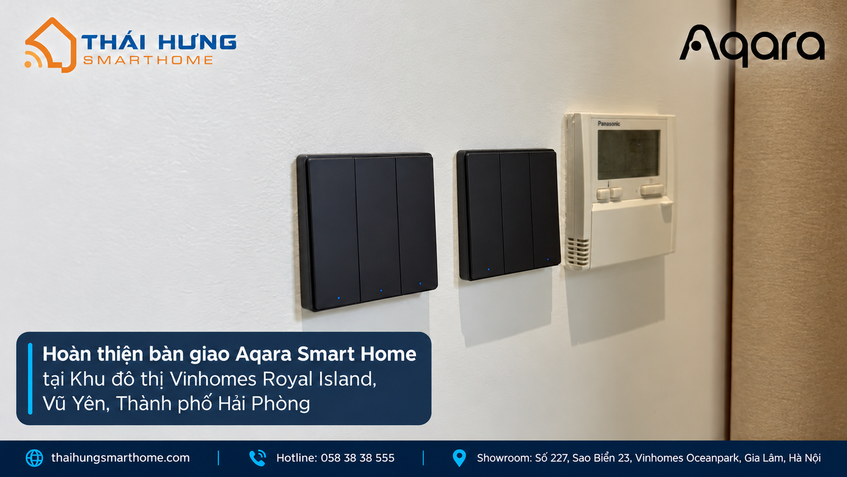 Bàn giao nhà thông minh Aqara Smart Home cho khách hàng tại Vũ Yên, Hải Phòng