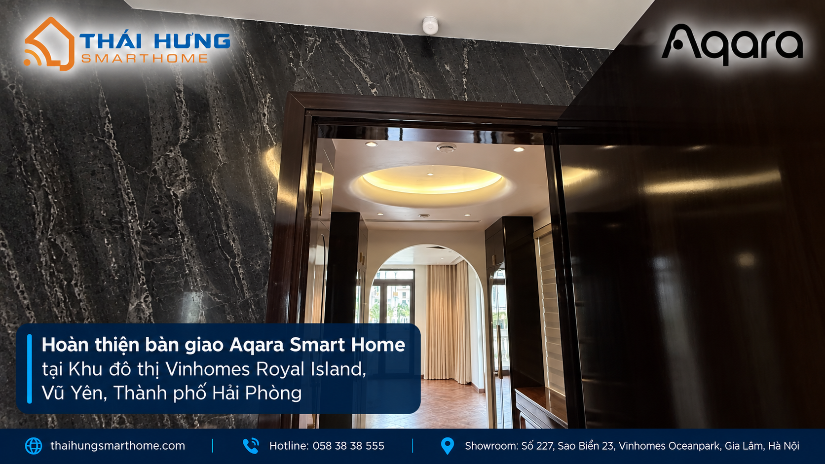 Bàn giao nhà thông minh Aqara Smart Home cho khách hàng tại Vũ Yên, Hải Phòng