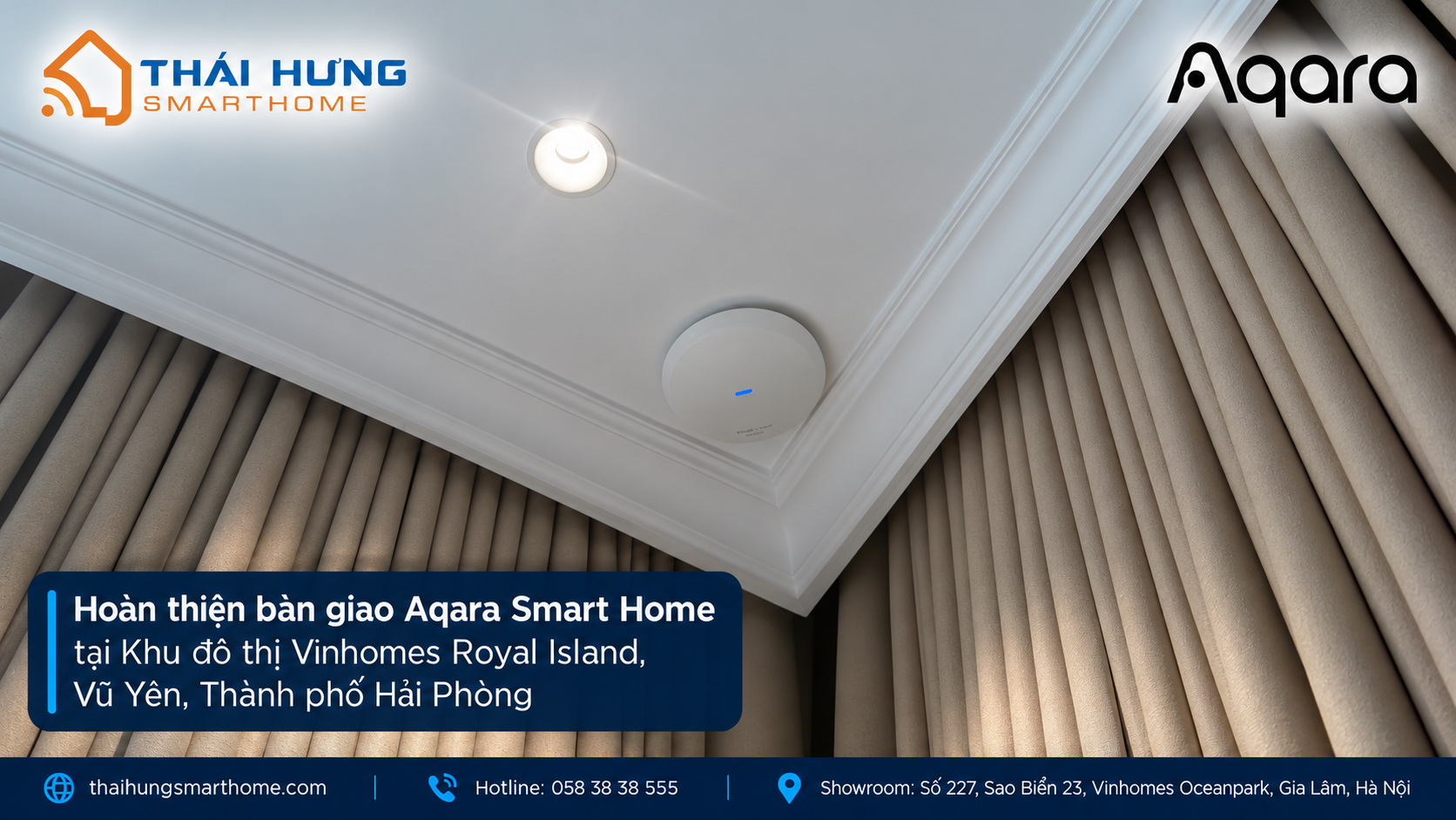 Bàn giao nhà thông minh Aqara Smart Home cho khách hàng tại Vũ Yên, Hải Phòng