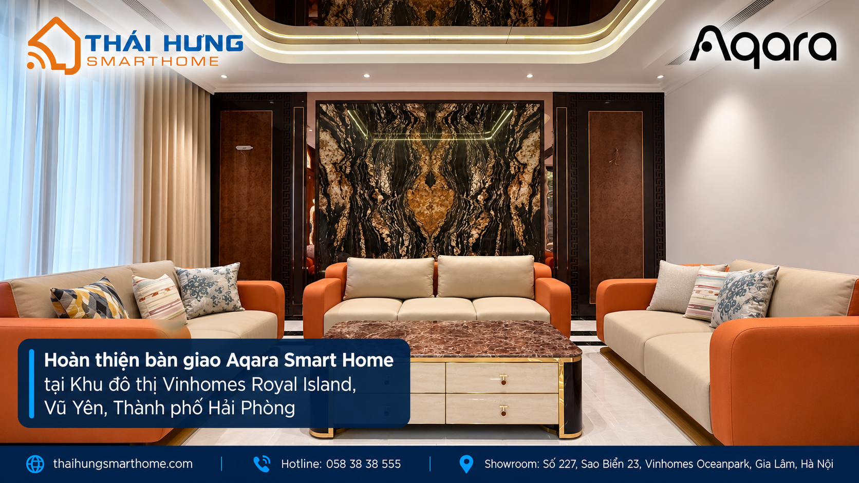 Bàn giao nhà thông minh Aqara Smart Home cho khách hàng tại Vũ Yên, Hải Phòng