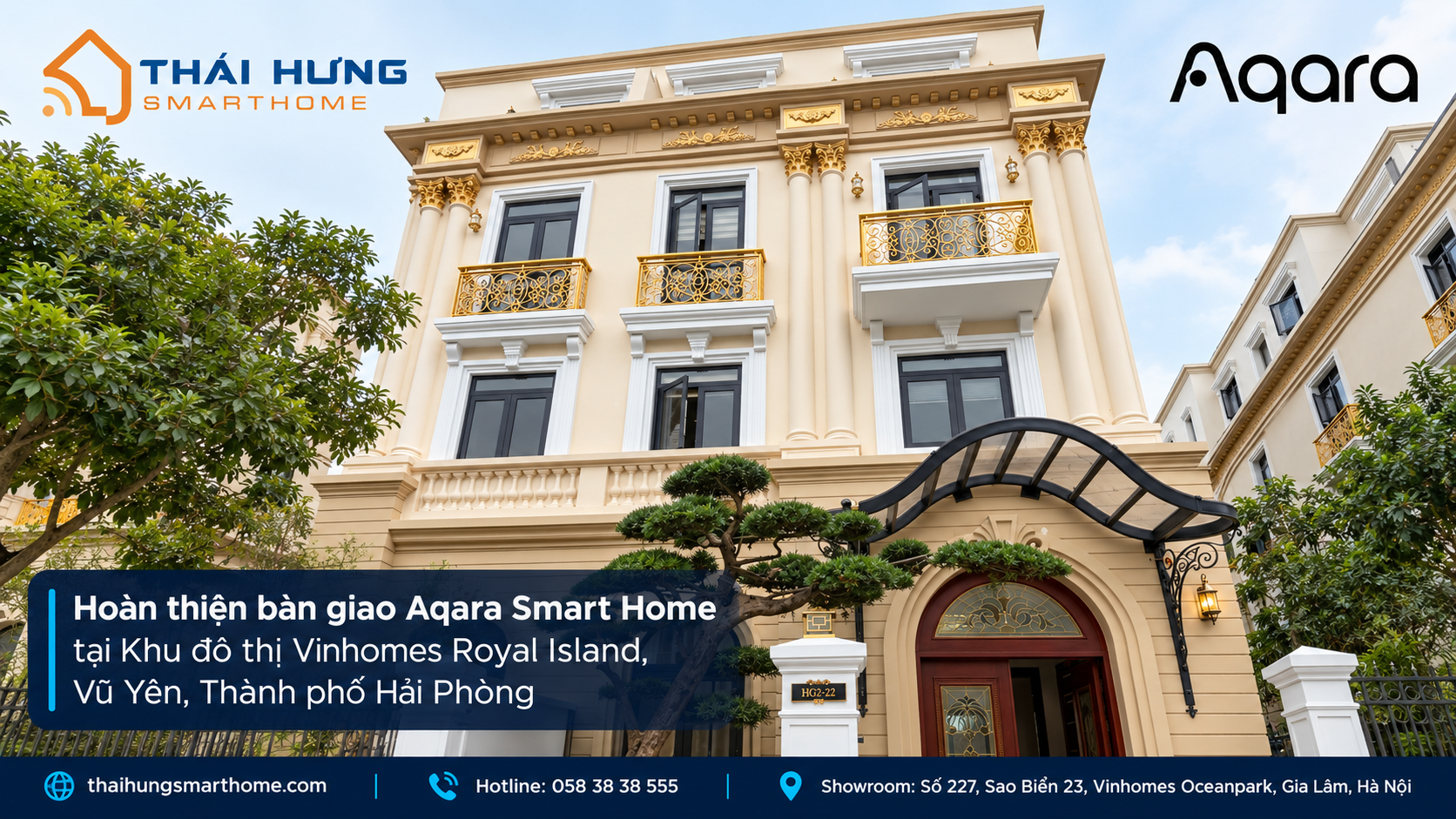 Bàn giao nhà thông minh Aqara Smart Home cho khách hàng tại Vũ Yên, Hải Phòng