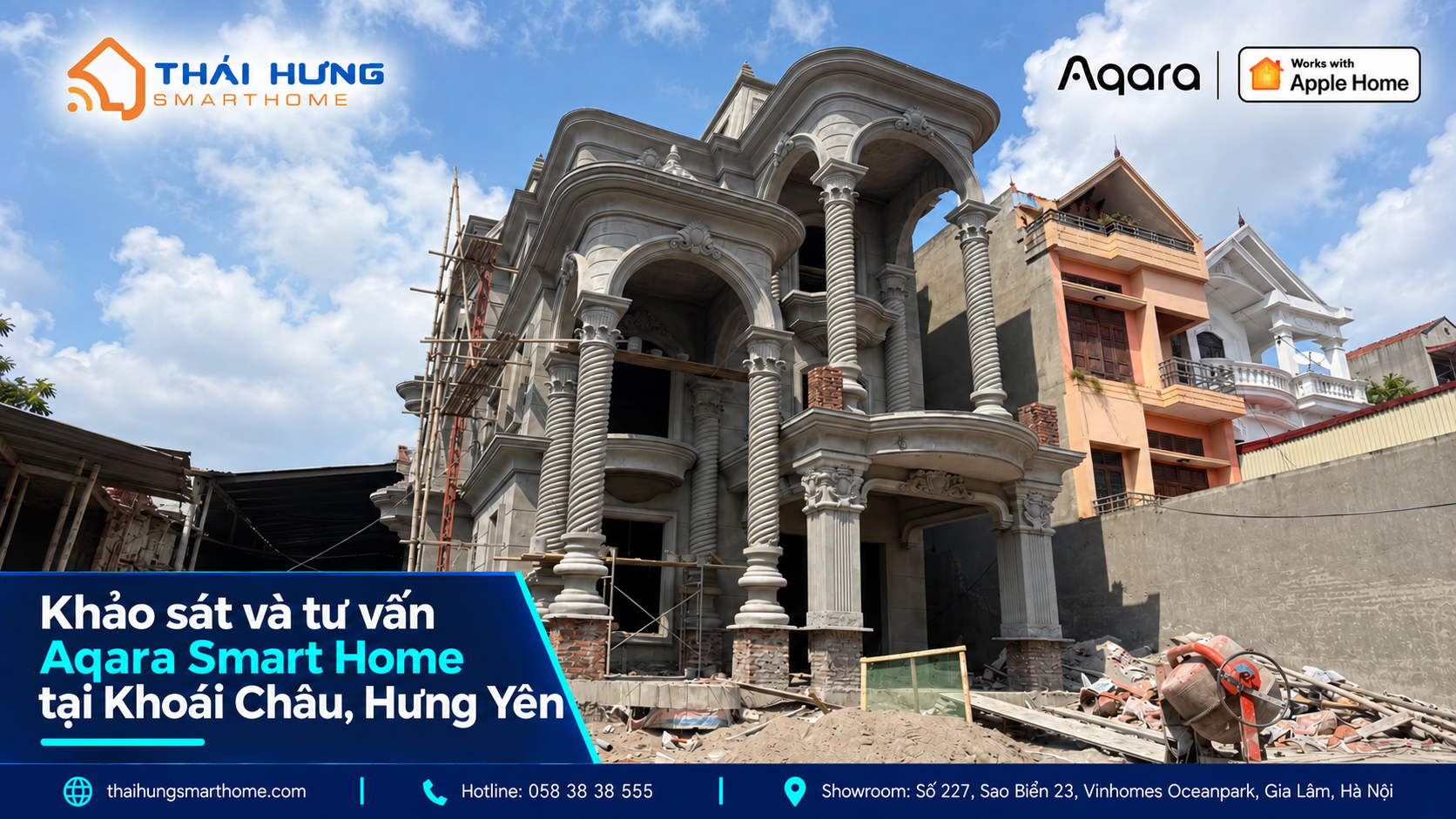 Khảo sát tư vấn Aqara Smart Home tại Khoái Châu, Hưng Yên